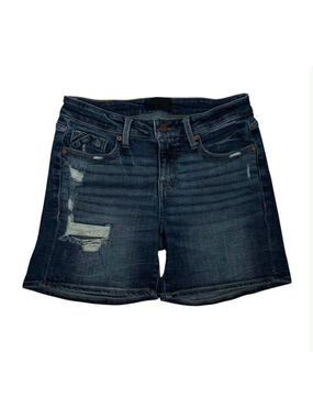 Buckle Black Denim Bermuda Jean Shorts Fit No 53 Jorts Women's Size 26
